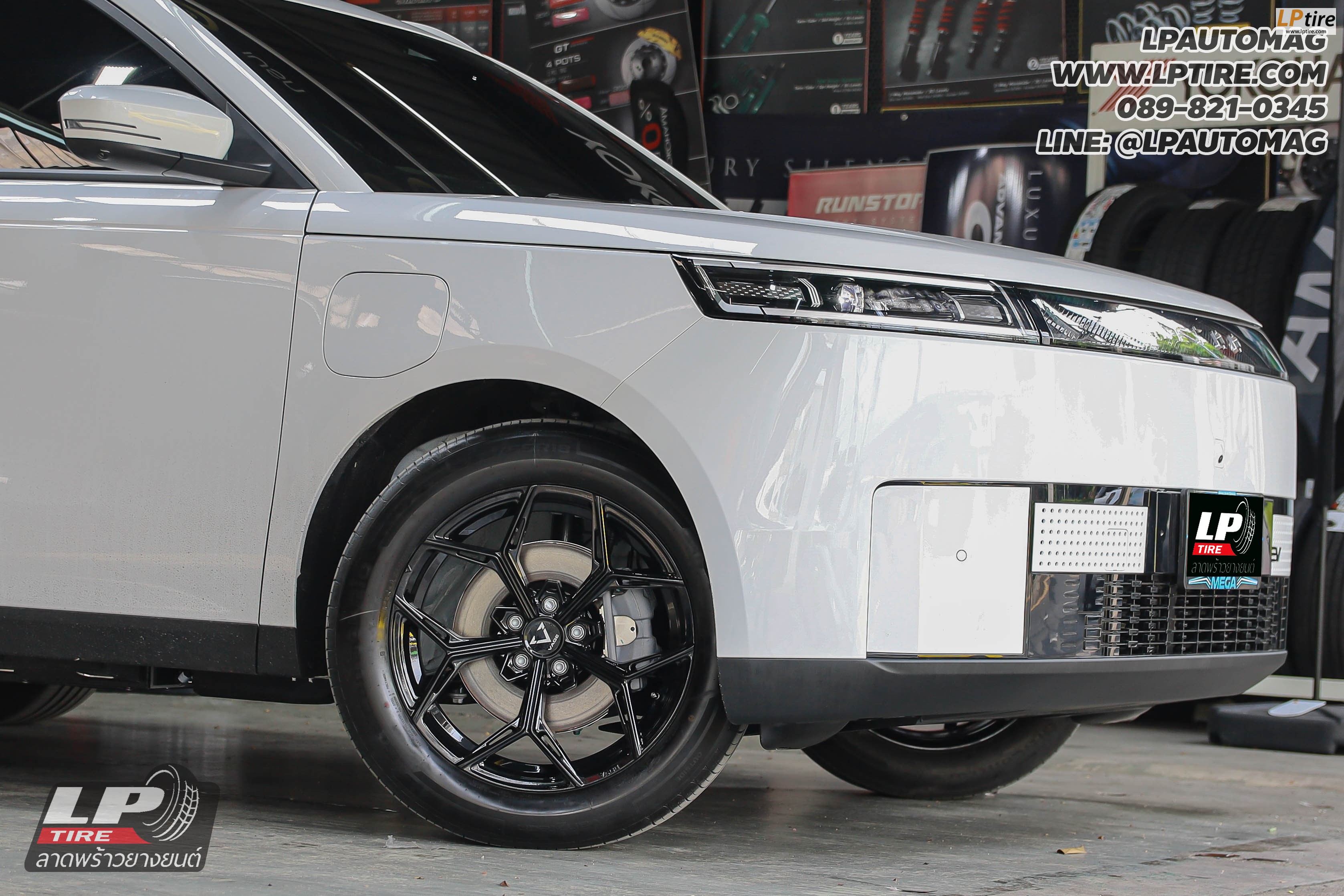 รถ - JAECOO J5 ล้อแม็ก - VAGE VFX01 FlowForming BLACK สเปค -18x8.5 ET35 5x108 ใช้ยางเดิม