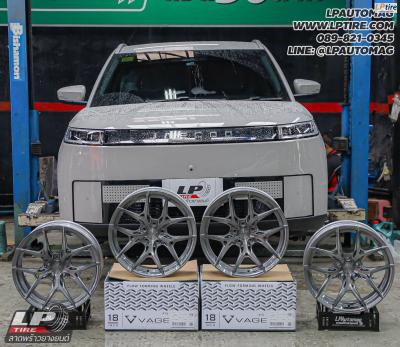 รถ - JAECOO J5 ล้อแม็ก - VAGE VF04 FlowForming SILVER TITANIUM/BRUSH สเปค - 18x8.5 ET35 5x108 ใช้ยางเดิม
