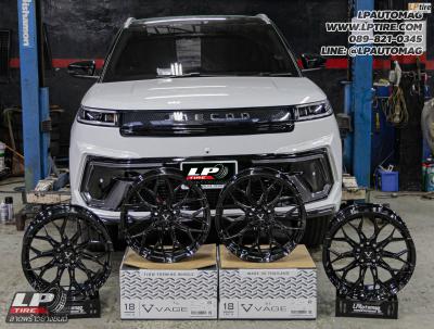 รถ - JAECOO J5 ล้อแม็ก - VAGE VF032 FlowForming V-BLACK สเปค - 18x8.5 ET35 5x108 ใช้ยางเดิม