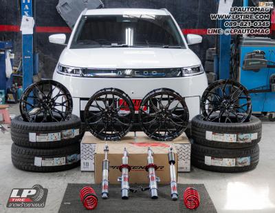 รถ - JAECOO J5 ล้อแม็ก - VAGE VF032 FlowForming V-BLACK สเปค - 18x8.5 ET35 5x108 ยาง - YOKOHAMA G058 เบอร์ - 235/55-18 ชุดโช๊ค - PROFENDER FITZ
