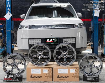 รถ - JAECOO J5 ล้อแม็ก -LENSO JAGER BLAZE LITETECH+ FlowForming Hyper Black สเปค- 18x8.5 ET35 5x108 ใช้ยางเดิม