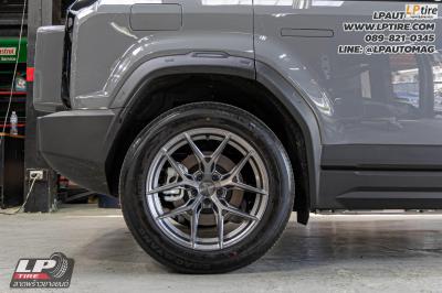 รถ - JAECOO J6 ล้อแม็ก - VAGE&nbsp;VF04&nbsp;FlowForming SILVER TITANIUM/BRUSH สเปค - 18x8.5 ET35 5x108 ใช้ยางเดิม