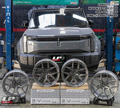 รถ - JAECOO J6 ล้อแม็ก - VAGE VF04 FlowForming SILVER TITANIUM/BRUSH สเปค - 18x8.5 ET35 5x108 ใช้ยางเดิม