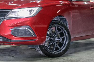 รถ - MG EP ล้อแม็ก - VAGE VF04 (TMF-104) DARK GM-FLAT ขอบ - 18x8.5 ET35 5x112-5x114.3 ยาง - YOKOHAMA V552 เบอร์ - 225/45-18