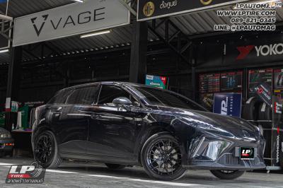รถ - MG 4 ล้อแม็ก - VAGE VF032 FlowForming V-Black สเปค - 18x8.5 5-114.3-112 ET35 ยาง - YOKOHAMA V553 เบอร์- 235/45-18