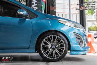รถ - MAZDA 2 ล้อแม็ก - SSW S218 Black โครเมี่ยมหน้าเงา สเปค - 17x7 ET40 4x100 ยาง - LENSO D-1CS
เบอร์ - 205/45-17