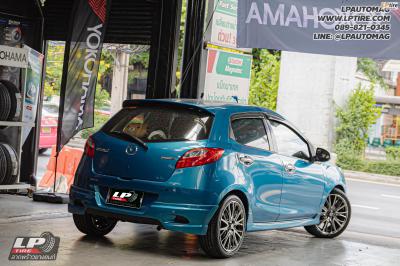 รถ - MAZDA 2 ล้อแม็ก - SSW S218 Black โครเมี่ยมหน้าเงา สเปค - 17x7 ET40 4x100 ยาง - LENSO D-1CS
เบอร์ - 205/45-17