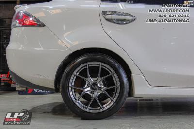 รถ - MAZDA 2 ล้อแม็ก - LENSO Jager Dyna HB สเปค - 16x7 ET35 4x100 ยาง - LENSO D-1CS เบอร์ - 195/50-16