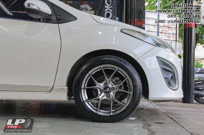 รถ - MAZDA 2 ล้อแม็ก - LENSO Jager Dyna HB สเปค - 16x7 ET35 4x100 ยาง - LENSO D-1CS เบอร์ - 195/50-16