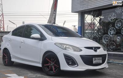 MAZDA 2 จัดโปรพร้อมยาง Emotion R V08 15 4/100 พร้อมยาง 195/55R15 DUNLOP LM704