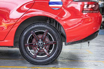 รถ - MAZDA 2 DE ล้อแม็ก - INFERNO INF-8R RS ดำอันเดอร์เงินก้านแดง สเปค - 15x7 ET35 4x100
ยาง - DUNLOP LM704 เบอร์- 195/55-15