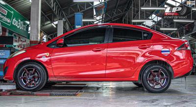 รถ - MAZDA 2 DE ล้อแม็ก - INFERNO INF-8R RS ดำอันเดอร์เงินก้านแดง สเปค - 15x7 ET35 4x100
ยาง - DUNLOP LM704 เบอร์- 195/55-15