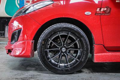 รถ - MAZDA 2 ล้อแม็ก - INFERNO 949 ดำเงาคัทเงิน ขอบ -15x7 ET35 4x100 ยาง - BRIDGESTONE RE004
เบอร์ - 195/55-15