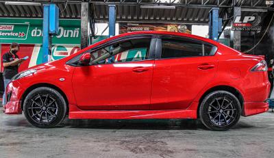 รถ - MAZDA 2 ล้อแม็ก - INFERNO 949 ดำเงาคัทเงิน ขอบ -15x7 ET35 4x100 ยาง - BRIDGESTONE RE004
เบอร์ - 195/55-15