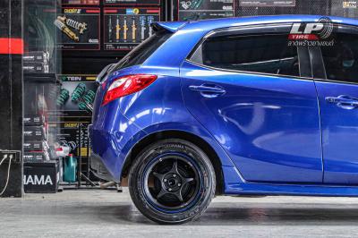 รถ - MAZDA 2 ล้อแม็ก - ENKEI SC56 ดำขลิปน้ำเงิน ขอบ - 15x7 ET28 4x100 ยางเดิม - YOKOHAMA V701
เบอร์ - 195/55-15