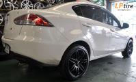 Mazda 2 + ล้อแม็ก Lenso Project-D Spec D (PDD) 17นิ้ว สีดำด้าน + ยาง NEUTON NT5000 205/45-17