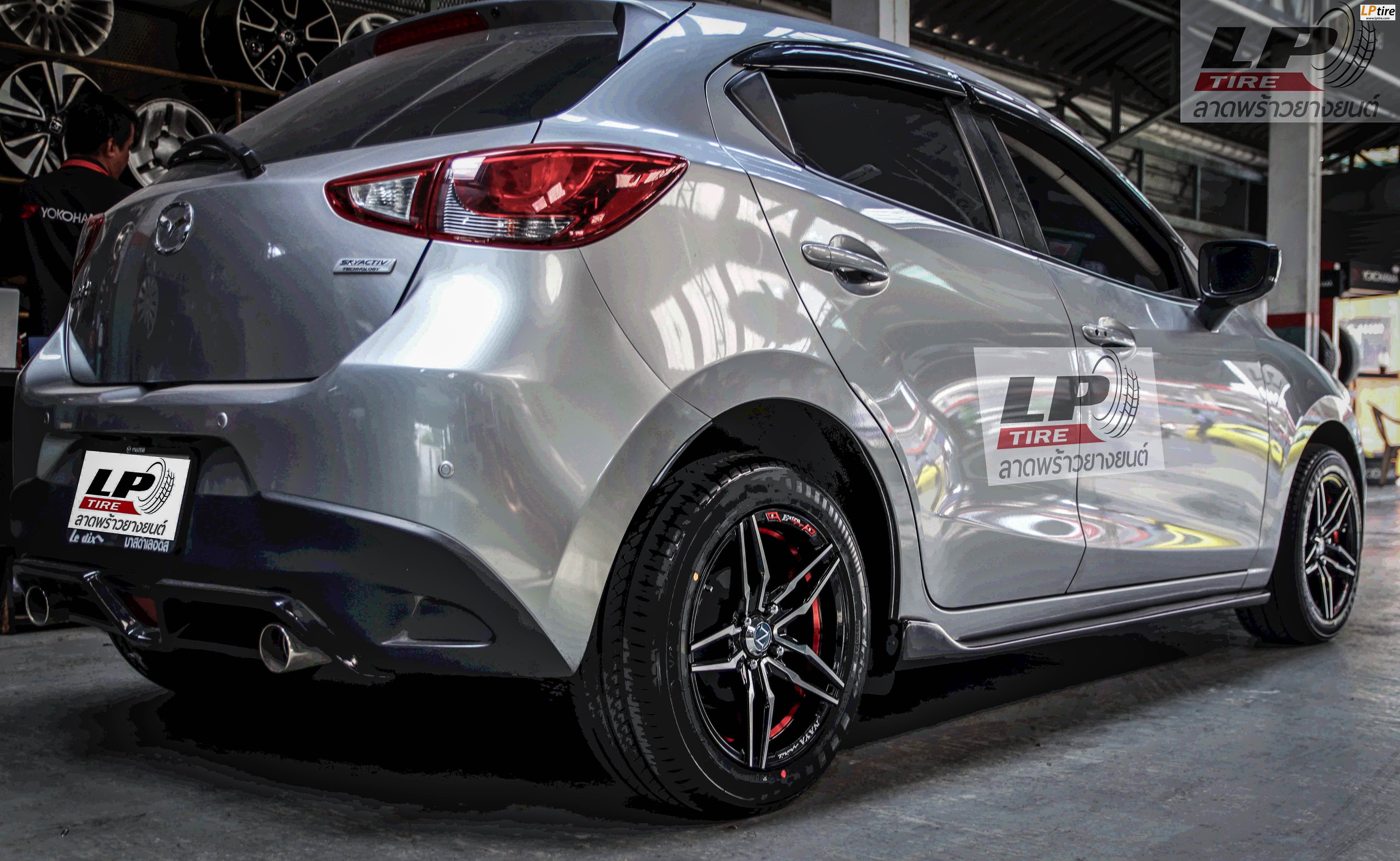 MAZDA 2 DJ จัดล้อแม็ก NAYA Everest 9935 ขอบ15x7 ET35 พร้อมยาง Alliance AL30 195/55R15