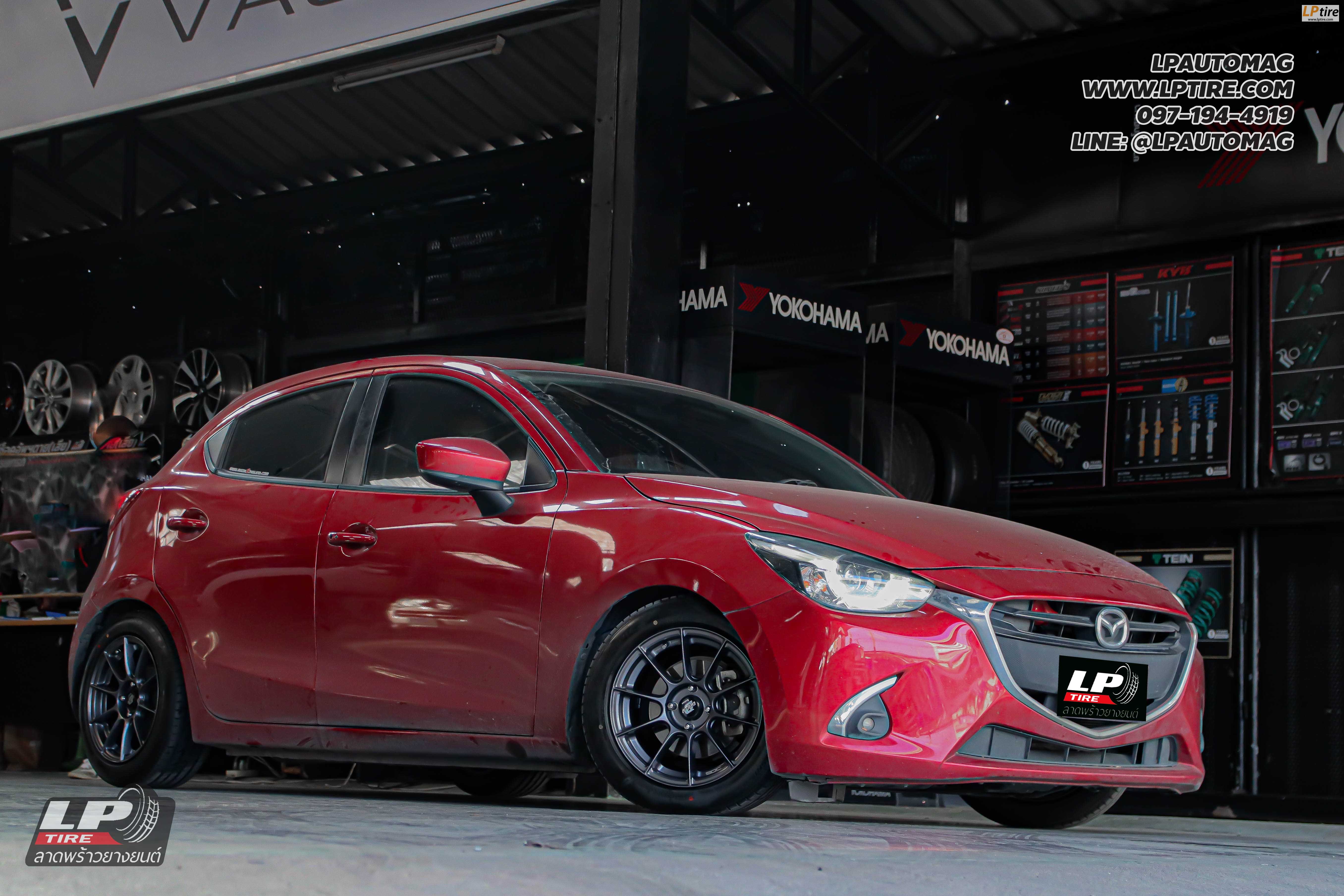 รถ -MAZDA 2 ล้อแม็ก - LENSO CLIMAX (90C) สเปค - 15x7 ET33 4x100 ยาง - LENSO D-1CS
เบอร์ - 195/55-15