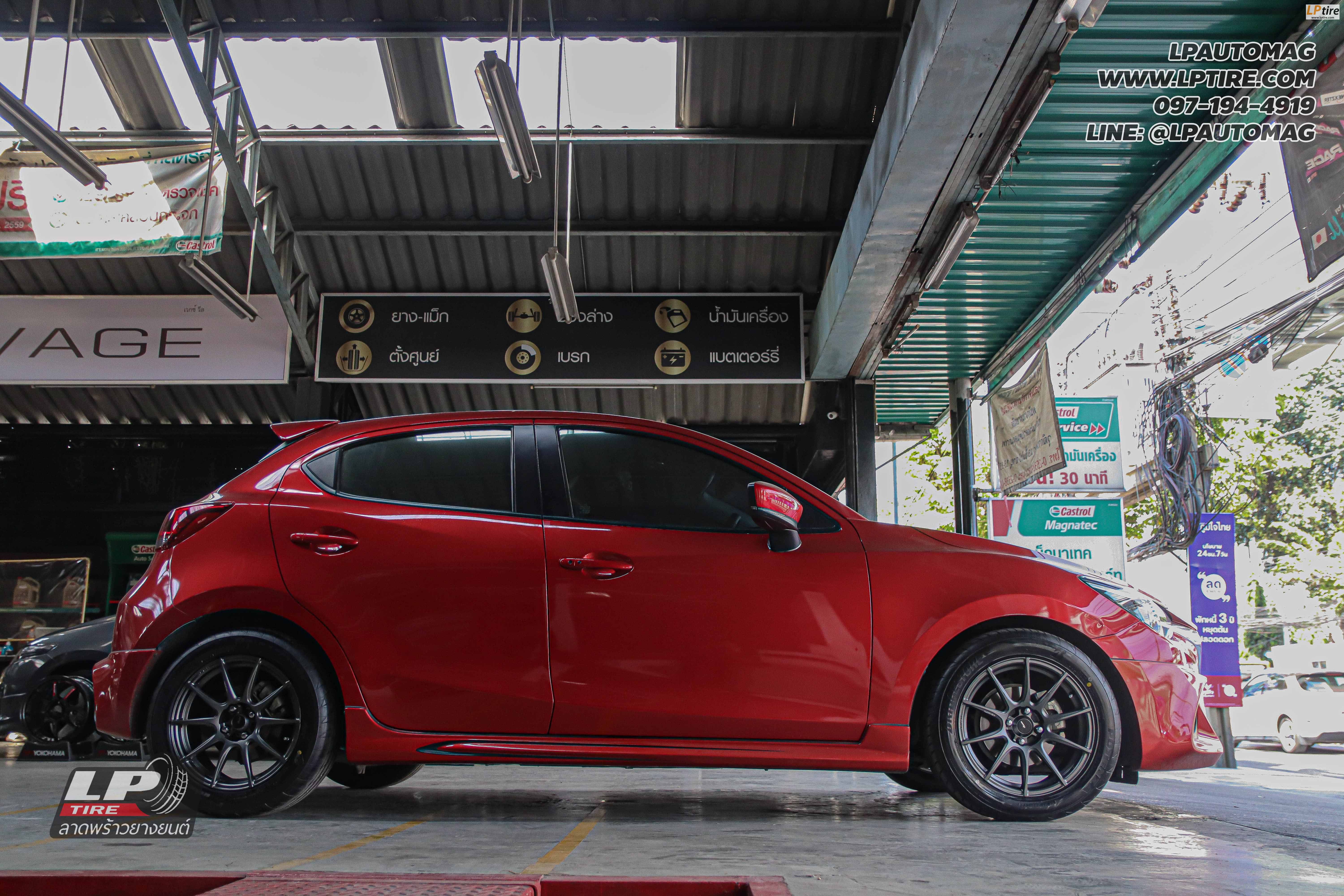 รถ - MAZDA 2 ล้อแม็ก - ADVANTI N979 PROTO FlowForming เทากัน สเปค - 16x7 ET35 4x100
ยาง - BRIDGESTONE RE004 เบอร์ - 205/55-16