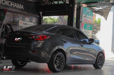 รถ - MAZDA 2 ล้อแม็ก - ADVANTI N979 PROTO FlowForming เทากัน สเปค - 16x7 ET35 4x100 ยาง - YOKOHAMA GT AE51 เบอร์ - 195/55-16