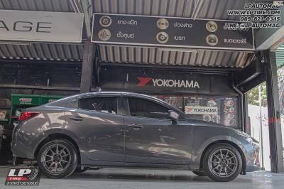 รถ - MAZDA 2 ล้อแม็ก - ADVANTI N979 PROTO FlowForming เทากัน สเปค - 16x7 ET35 4x100 ยาง - YOKOHAMA GT AE51 เบอร์ - 195/55-16