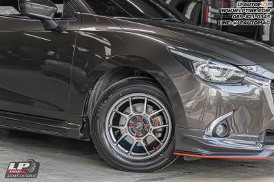รถ - MAZDA 2 ล้อแม็ก - LENSO VENOM FlowForming HB สเปค - 15x7 ET35 4x100 ยาง - ALLIANCE AL30 030Ex เบอร์- 195/60-15