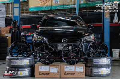 รถ - MAZDA 2 ล้อแม็ก - LENSO Jager J1B ดำเงา สเปค - 16x7 ET35 4x100 ยาง - BRIDGESTONE RE004
เบอร์- 195/50-16