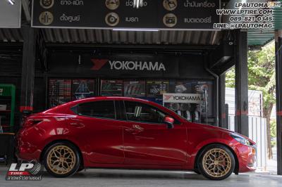 รถ - MAZDA 2 ล้อแม็ก - VAGE VF033 E FlowForming สเปค - 17x7.5 ET35 4x100 ยาง - LENSO D-1CS
เบอร์ - 205/45-17 สปริงโหลด - YSS SPRING SPORT SERISE (Red)