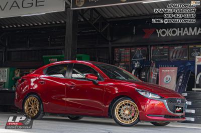 รถ - MAZDA 2 ล้อแม็ก - VAGE VF033 E FlowForming สเปค - 17x7.5 ET35 4x100 ยาง - LENSO D-1CS
เบอร์ - 205/45-17 สปริงโหลด - YSS SPRING SPORT SERISE (Red)