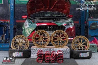 รถ - MAZDA 2 ล้อแม็ก - VAGE VF033 E FlowForming สเปค - 17x7.5 ET35 4x100 ยาง - LENSO D-1CS
เบอร์ - 205/45-17 สปริงโหลด - YSS SPRING SPORT SERISE (Red)