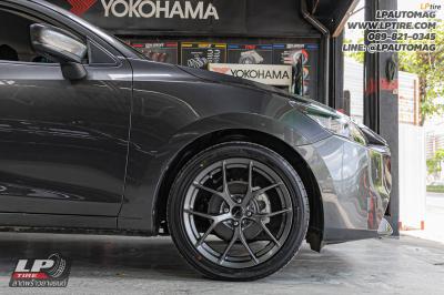 รถ - MAZDA 2 ล้อแม็ก - EmotionR FRX Dark Gun สเปค - 17x7.5 ET35 4x100 ยาง - ALLIANCE AL30 030Ex เบอร์ - 215/45-17