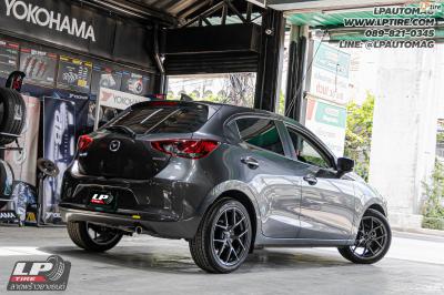 รถ - MAZDA 2 ล้อแม็ก - EmotionR FRX Dark Gun สเปค - 17x7.5 ET35 4x100 ยาง - ALLIANCE AL30 030Ex เบอร์ - 215/45-17