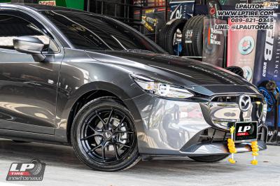 รถ - MAZDA 2 ล้อแม็ก - LENSO Jager Dyna ดำด้าน สเปค - 16x7 ET35 4x100ยาง - YOKOHAMA AE51
เบอร์ - 195/55-16
