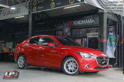 รถ -MAZDA 2 ล้อแม็ก - EmotionR FRX BY LENSO SILVER สเปค -17x7.5 ET35 4x100 ยาง - LENSO D-1CS
เบอร์ - 215/45-17