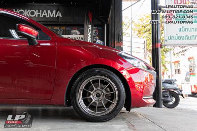 รถ - MAZDA 2&nbsp;ล้อแม็ก -Auto Option AOW-105X (TC105X) EJ-TITAN สเปค - 16x7 ET36 4x100&nbsp;ยาง - YOKOHAMA ES32 เบอร์ -195/55-16