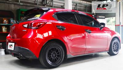 MAZDA 2 จัดล้อแม็กแท้ KONIG N781 15x7.5 ET35 4x100 สี HB FlowForming น้ำหนักเบา 