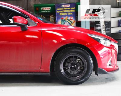 MAZDA 2 จัดล้อแม็กแท้ KONIG N781 15x7.5 ET35 4x100 สี HB FlowForming น้ำหนักเบา 