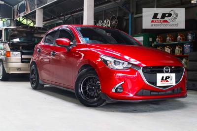 MAZDA 2 จัดล้อแม็กแท้ KONIG N781 15x7.5 ET35 4x100 สี HB FlowForming น้ำหนักเบา 