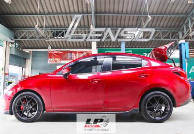 #Mazda #2  จัดล้อแท้  LENSO Jager Dyna 17x7.5 ET35 4x100 HD + พร้อมยาง ALLIANCE 030Ex MADE IN JAPAN 215/45-17  หล่อดุดันมาก สวยลงตัวแบบไม่เหมือนใคร ดุโหดไตล์ที่โดดเด่น