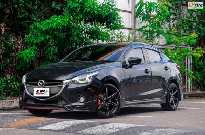 MAZDA 2 จัดเต็ม TORQ 17x7.5 4H100 215/45-17ALLIANCE AL30 MADE IN JAPAN (by YOKOHAMA) 