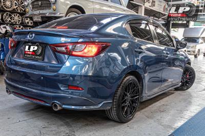 รถ - MAZDA 2 ล้อแม็ก - SSW S348 ดำด้าน สเปค - 17x8 ET38 4x100 รัดยาง - MICHELIN Pilot Sport 4S
เบอร์- 205/45-17