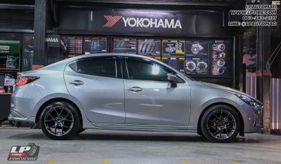 รถ - MAZDA 2 ล้อแม็ก - LENSO Jager Dyna HD สเปค -17x7.5 ET35 4x100 ยาง - LENSO D-1CS เบอร์ -215/45-17