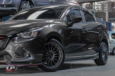 รถ - MAZDA 2 ล้อแม็กมือสอง SSW RS05RR (S254) เทากัน สเปค - 17x8 ET35 4x100 ยาง -YOKOHAMA ES32 เบอร์ - 205/45-17