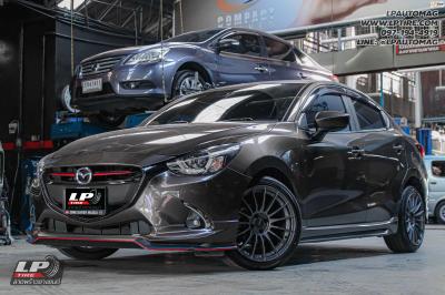 รถ - MAZDA 2 ล้อแม็กมือสอง SSW RS05RR (S254) เทากัน สเปค - 17x8 ET35 4x100 ยาง -YOKOHAMA ES32 เบอร์ - 205/45-17