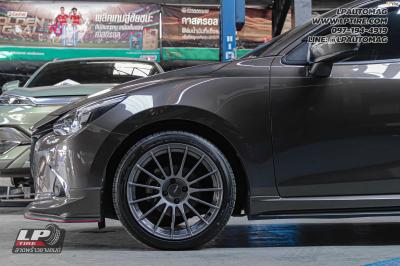 รถ - MAZDA 2 ล้อแม็กมือสอง SSW RS05RR (S254) เทากัน สเปค - 17x8 ET35 4x100 ยาง -YOKOHAMA ES32 เบอร์ - 205/45-17