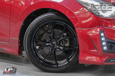 รถ - MAZDA 2 ล้อแม็ก - LENSO Jager Dyna ดำด้าน สเปค -17x7.5 ET35 4x100 ยาง -ALLIANCE AL30 030Ex เบอร์ - 215/45-17