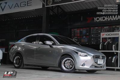 รถ - MAZDA 2 ล้อแม็ก -NK Performance NK28N Flowforming Fomular Silver สเปค - 15x7 ET35 4x100 ยาง - YOKOHAMA V552 เบอร์ - 195/60-15