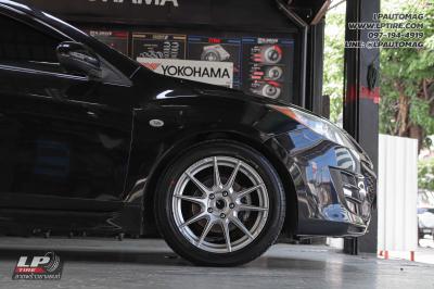 รถ - MAZDA 3 ล้อแม็ก - ENKEI SC46 Hyper silver สเปค - 17x7.5 ET35 5x114.3 ยาง - ALLIANCE AL30 030Ex เบอร์ - 215/50-17