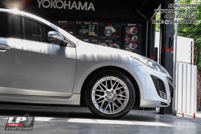 รถ - MAZDA 3 ล้อแม็ก - SSW S348 Hyper Silver หน้าเงา สเปค - 17x8 ET38 5x114.3 ยาง - bridgestone
เบอร์ - 205/50 R17