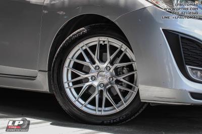 รถ - MAZDA 3 ล้อแม็ก - SSW S348 Hyper Silver หน้าเงา สเปค - 17x8 ET38 5x114.3 ยาง - bridgestone
เบอร์ - 205/50 R17